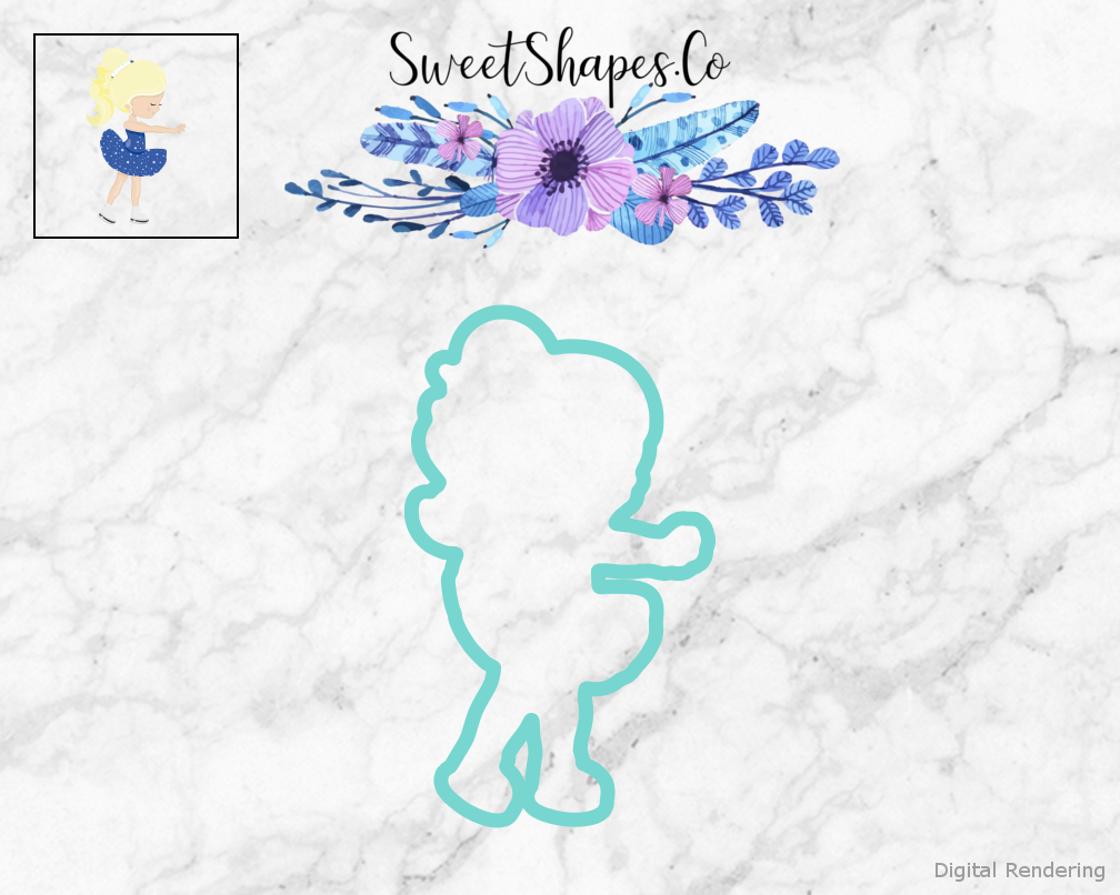 Figure Skater Cookie Cutter