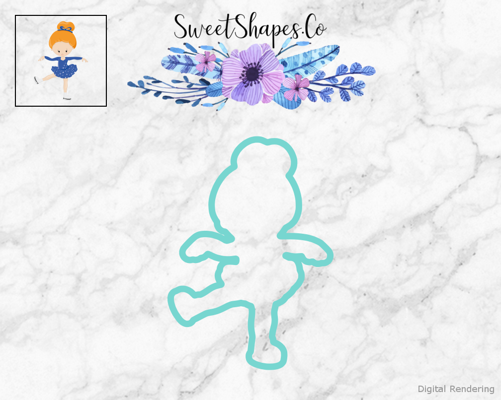 Figure Skater 1 Cookie Cutter