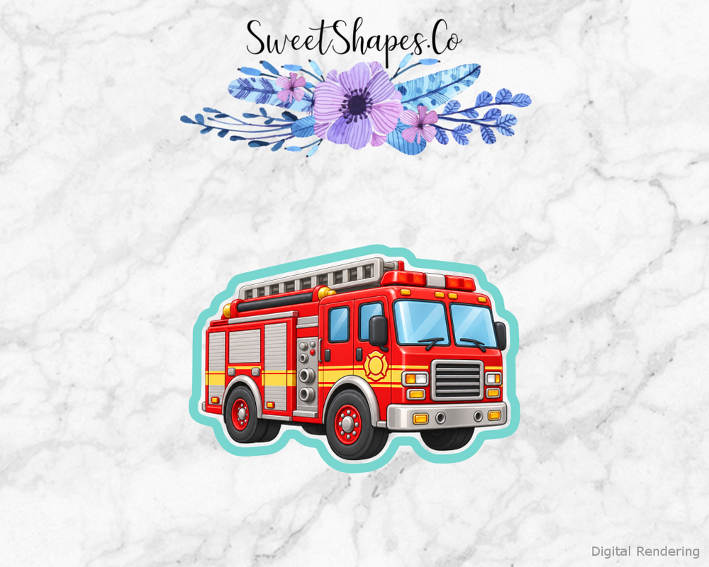 Fire Hero Fire Engine Cookie Cutter