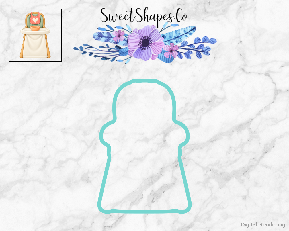 First Bites High Chair Cookie Cutter