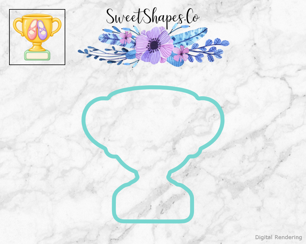 First Recital Ballet Trophy Cookie Cutter