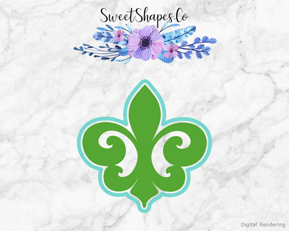 Fleur De Lis 1 Cookie Cutter