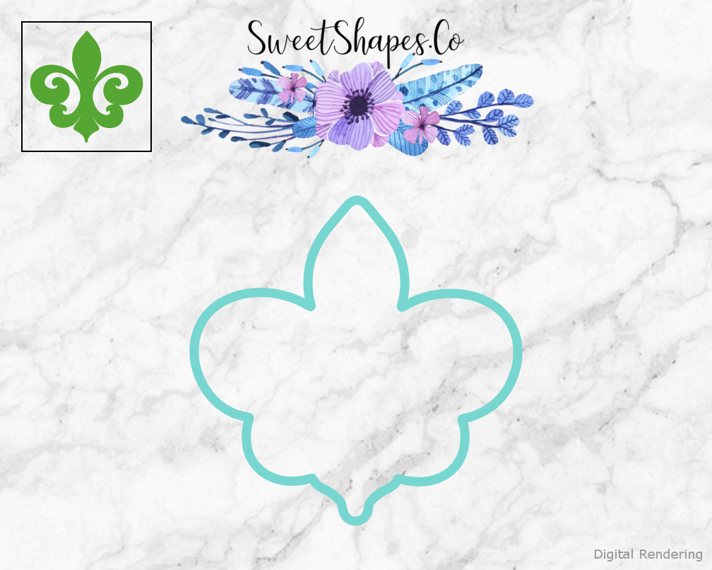 Fleur De Lis 1 Cookie Cutter
