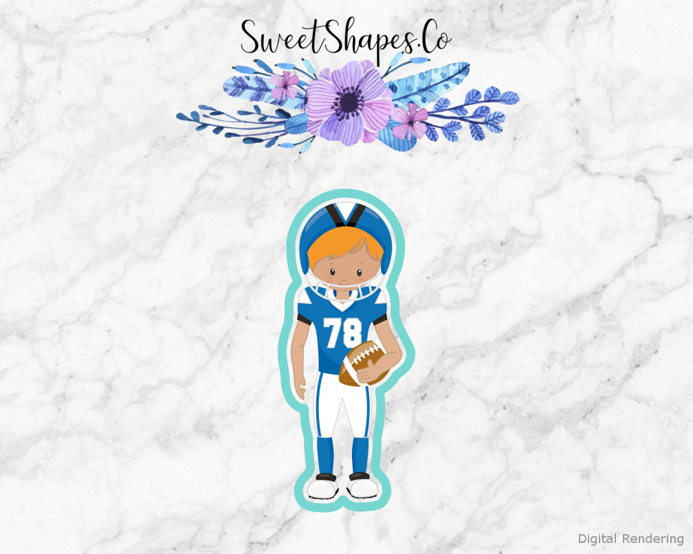 Football Player 1 Cookie Cutter
