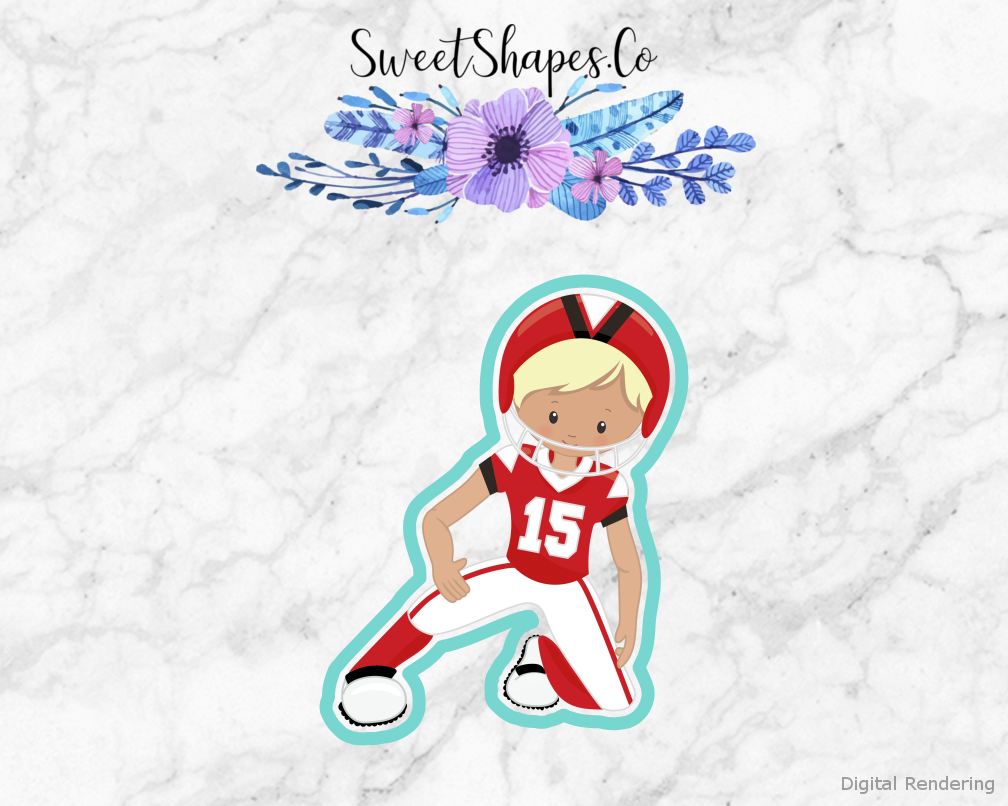 Football Player 2 Cookie Cutter