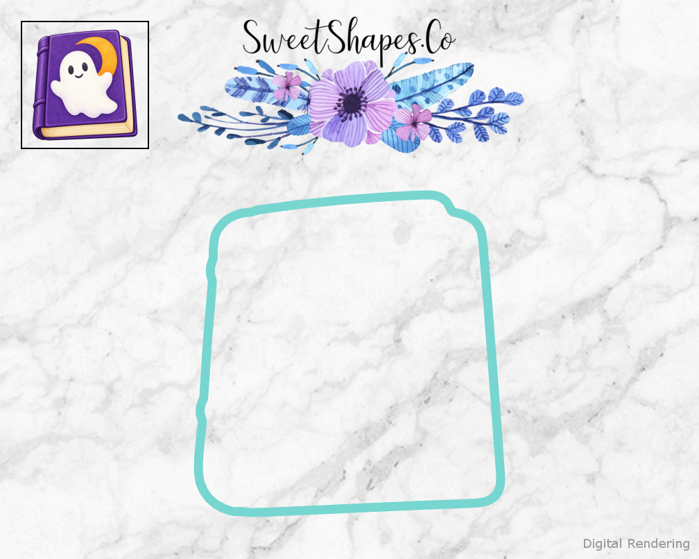Friendly Ghost Storybook Cookie Cutter