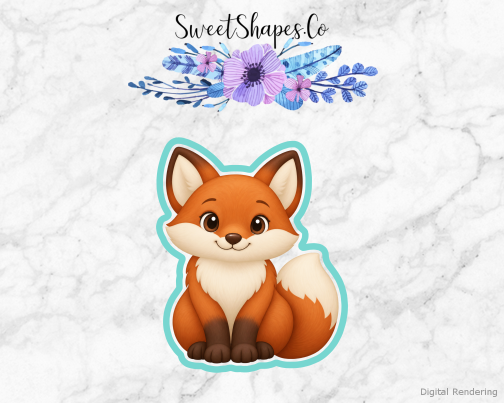 Friendly Woodland Fox Cookie Cutter