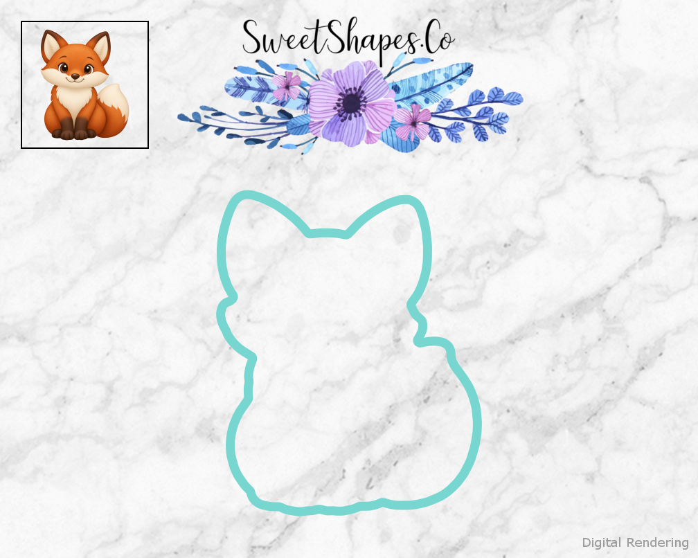 Friendly Woodland Fox Cookie Cutter