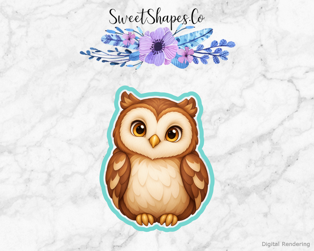 Friendly Woodland Owl Cookie Cutter