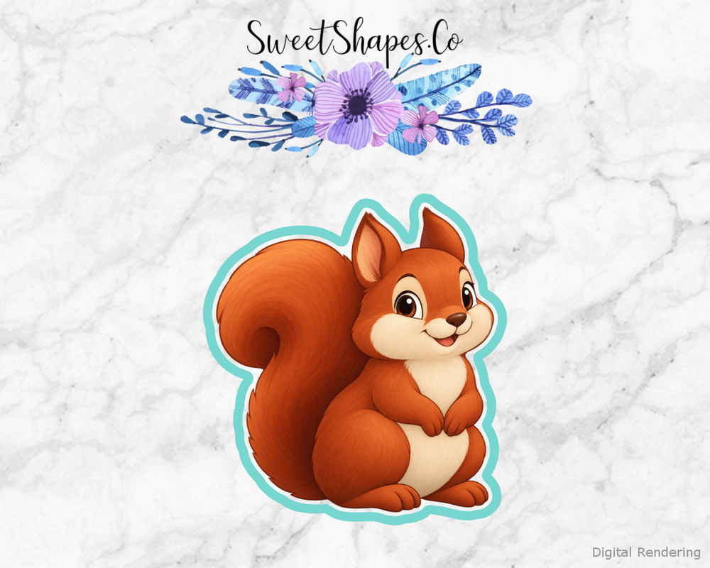 Friendly Woodland Squirrel Cookie Cutter