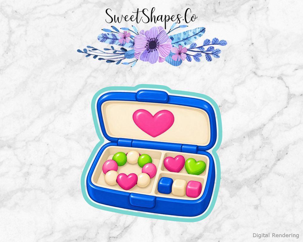 Friendship Bracelet Bead Box Cookie Cutter