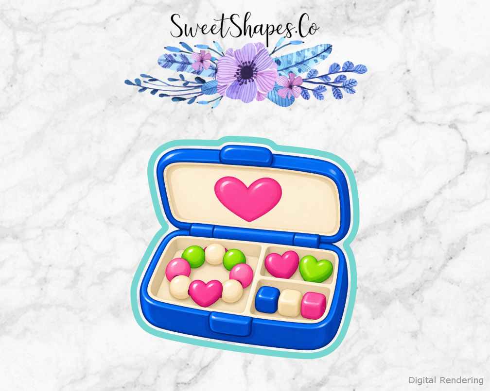 Friendship Bracelet Bead Box Cookie Cutter