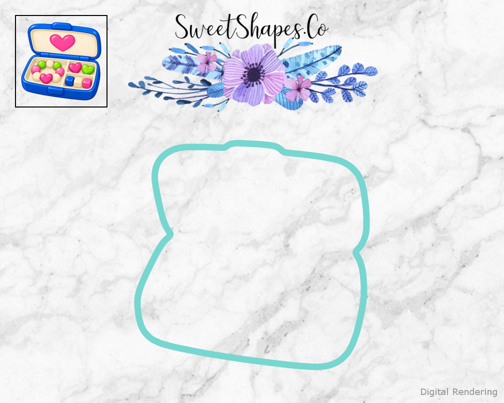 Friendship Bracelet Bead Box Cookie Cutter