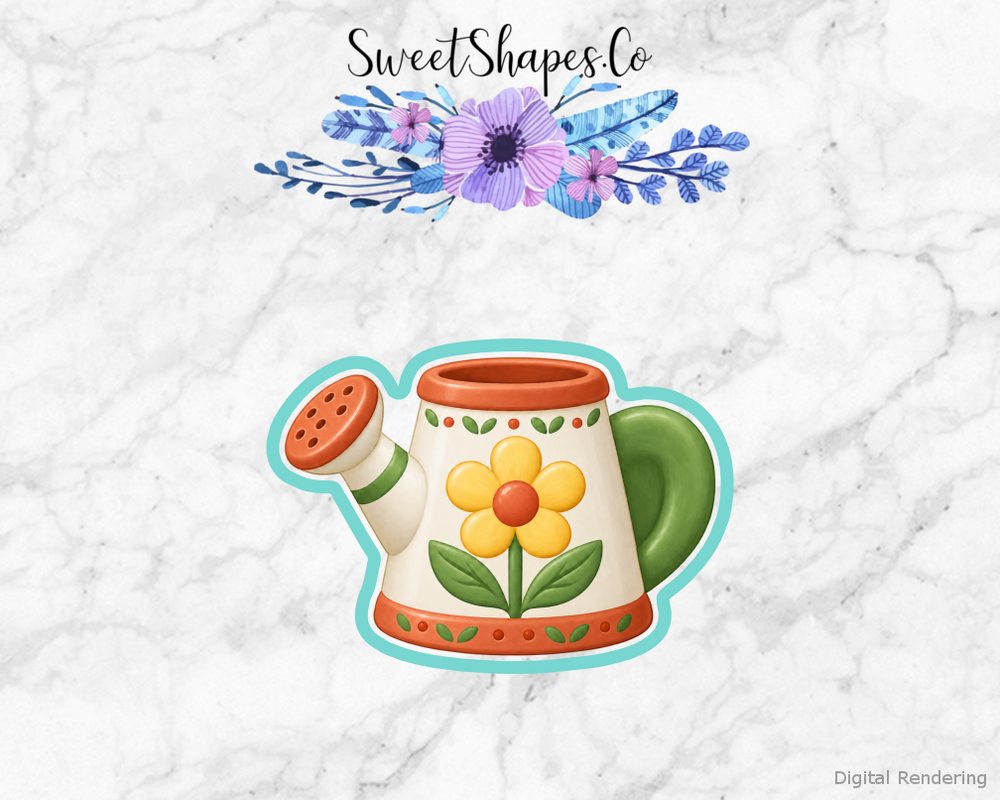 Garden Helper Flower Watering Can Cookie Cutter