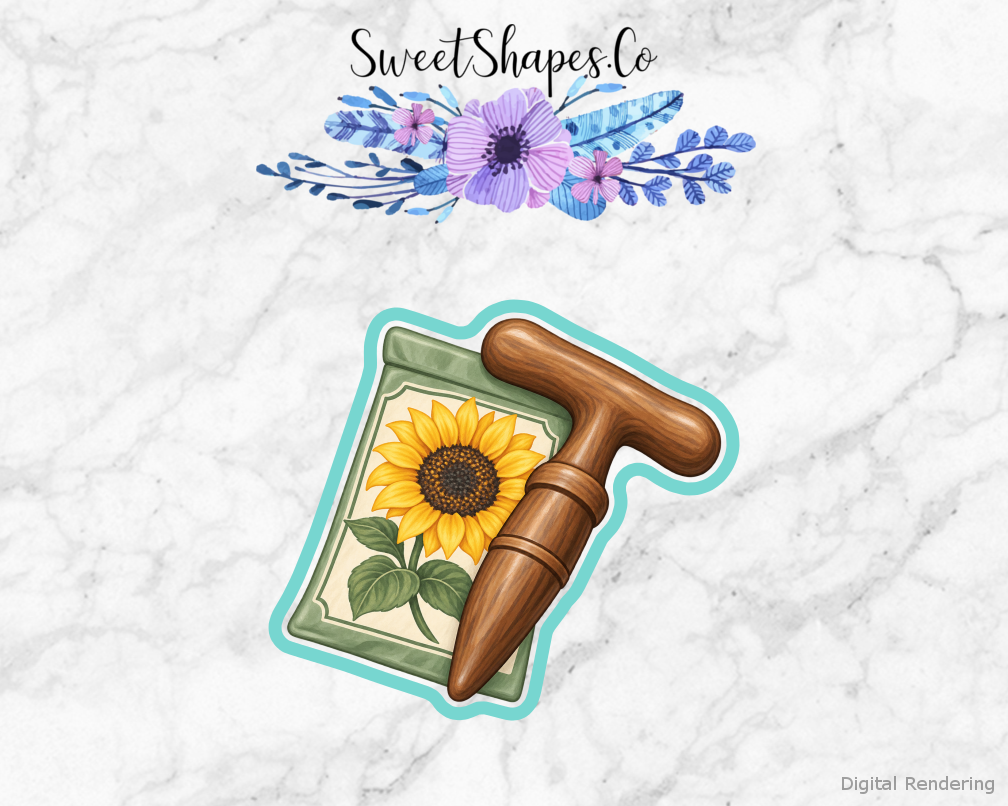 Garden Helper Seed Dibber Cookie Cutter