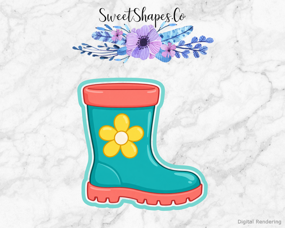 Garden Rain Boot Cookie Cutter