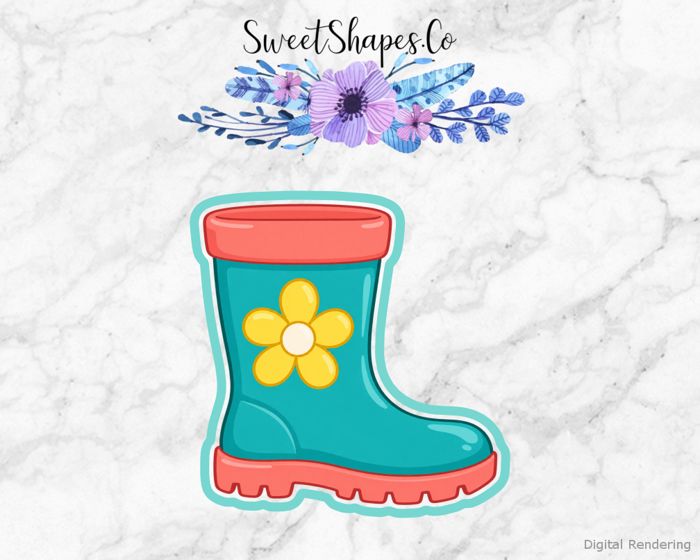 Garden Rain Boot Cookie Cutter