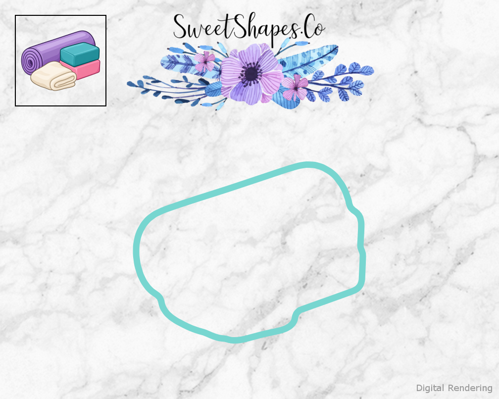 Gentle Stretch Yoga Blocks Cookie Cutter