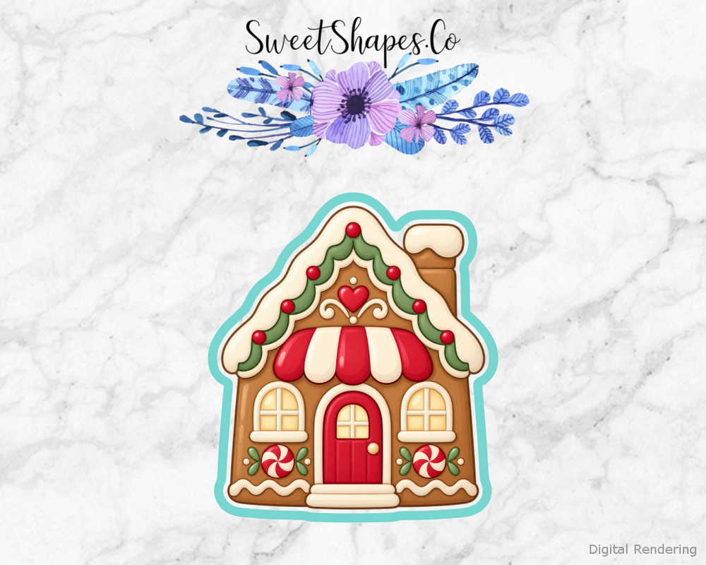 Gingerbread Bakery House Cookie Cutter