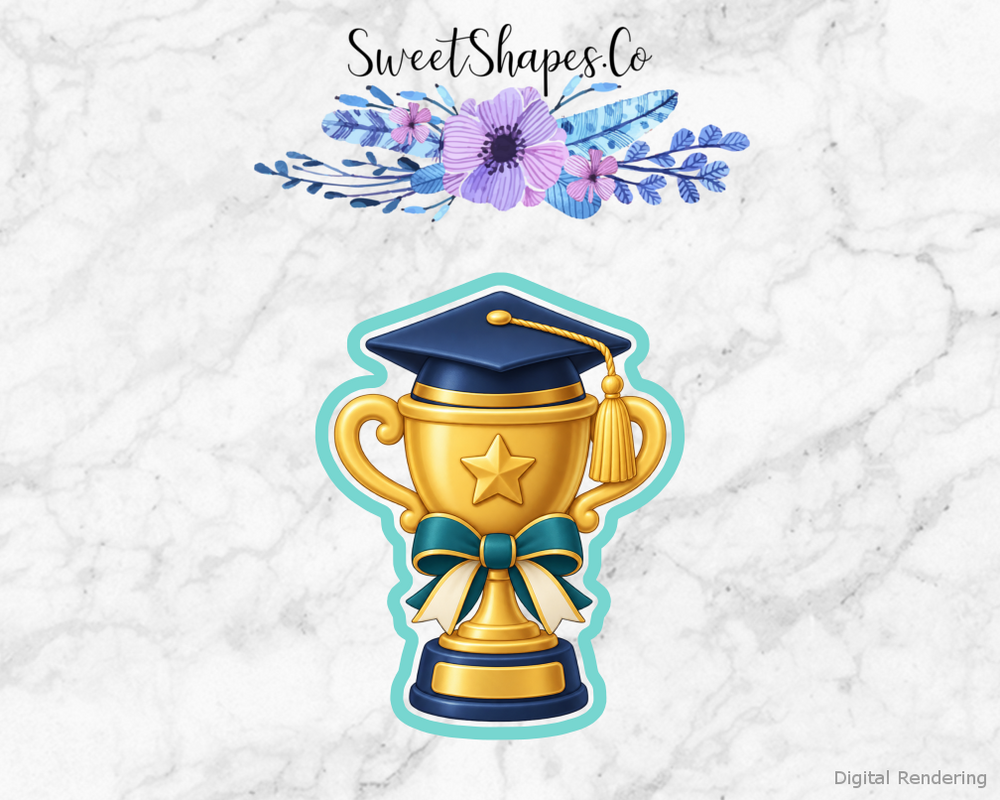 Grad Adventure Graduation Award Cup Cookie Cutter
