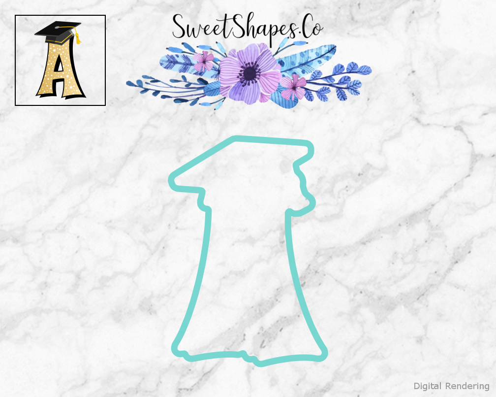 Graduation Cap A Cookie Cutter