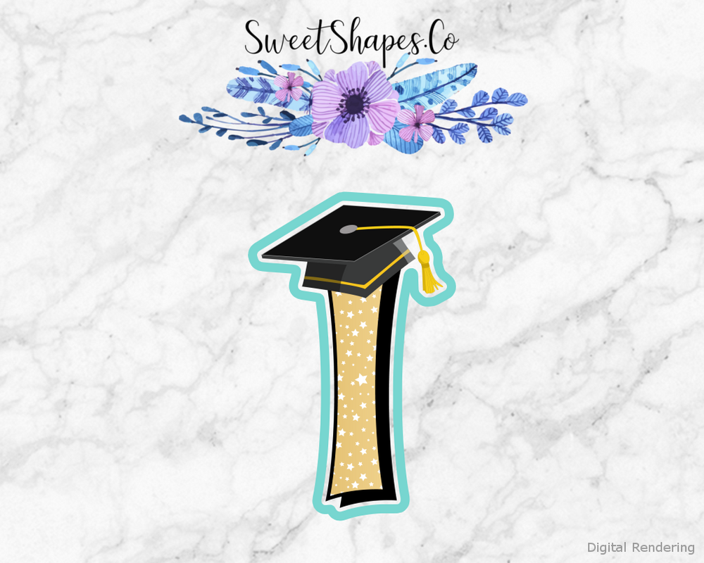 Graduation Cap I Cookie Cutter