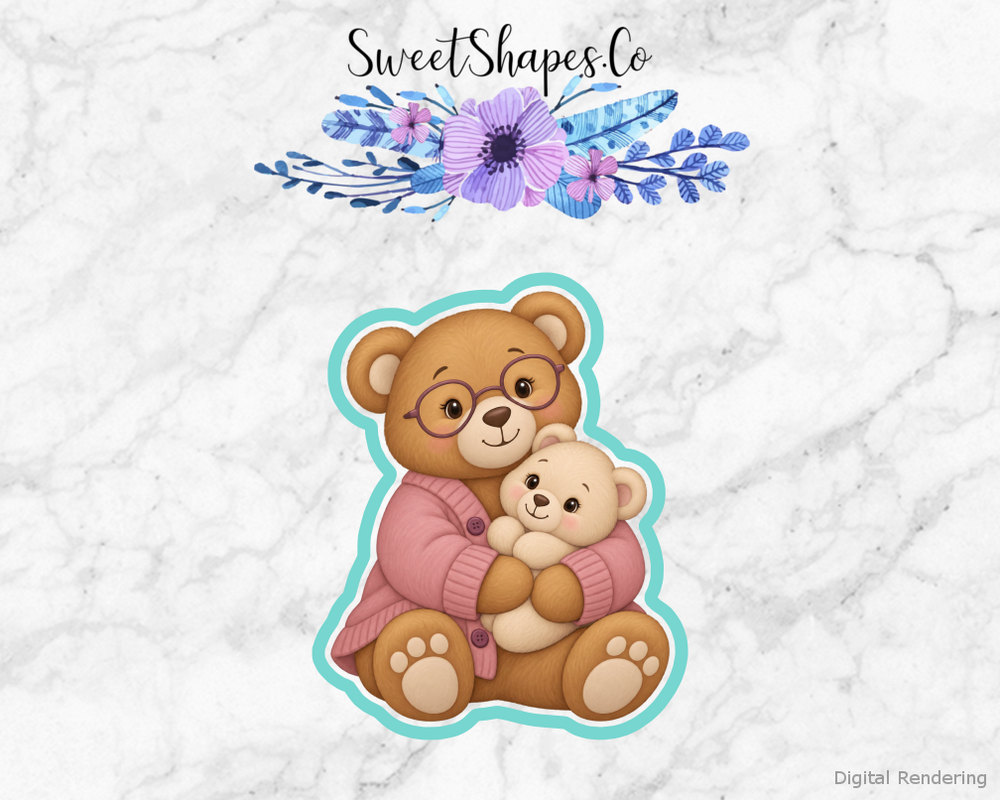 Grandma Bear Hug Cookie Cutter