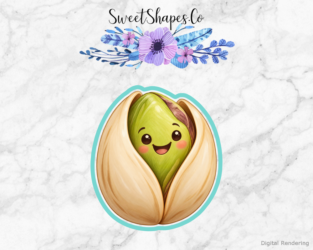 Happy Little Pistachio Cookie Cutter