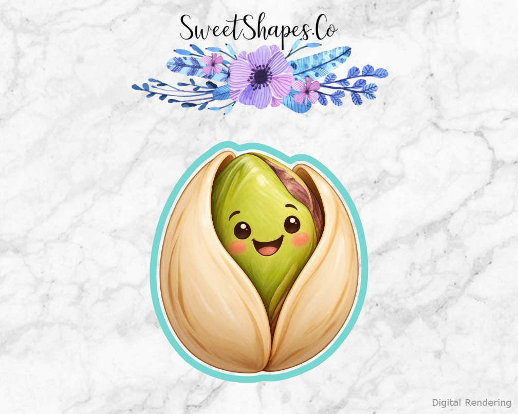 Happy Little Pistachio Cookie Cutter