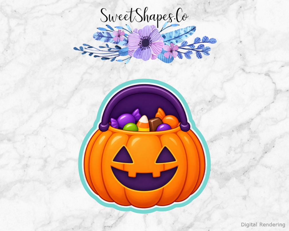 Happy Pumpkin Treat Pail Cookie Cutter
