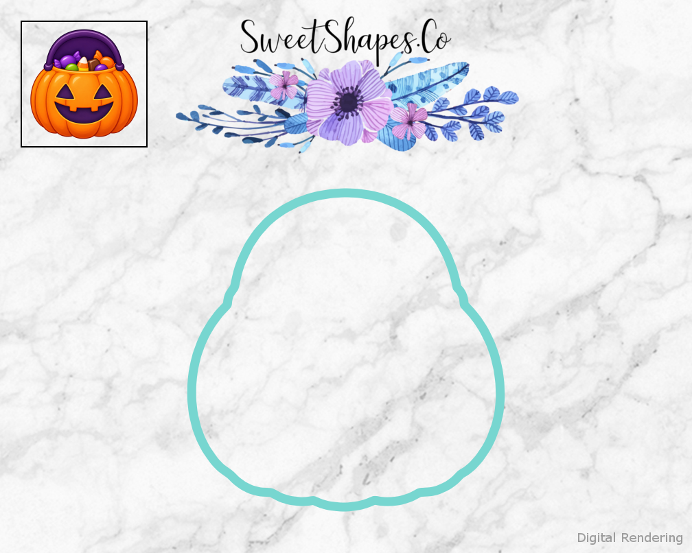 Happy Pumpkin Treat Pail Cookie Cutter