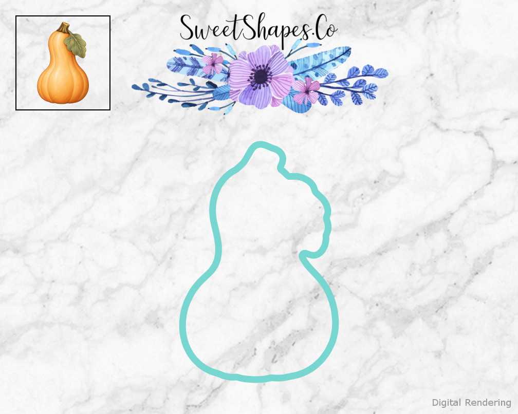 Harvest Butternut Squash Cookie Cutter