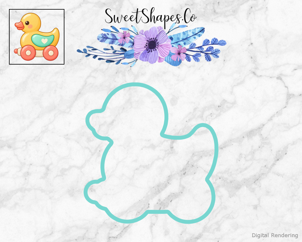 Honey Mint Toy Duck Cookie Cutter