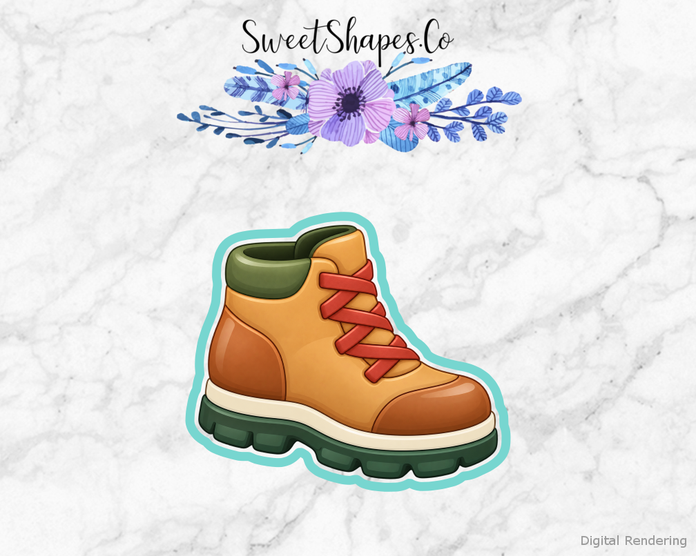 Honey Moss Hiking Boot Cookie Cutter