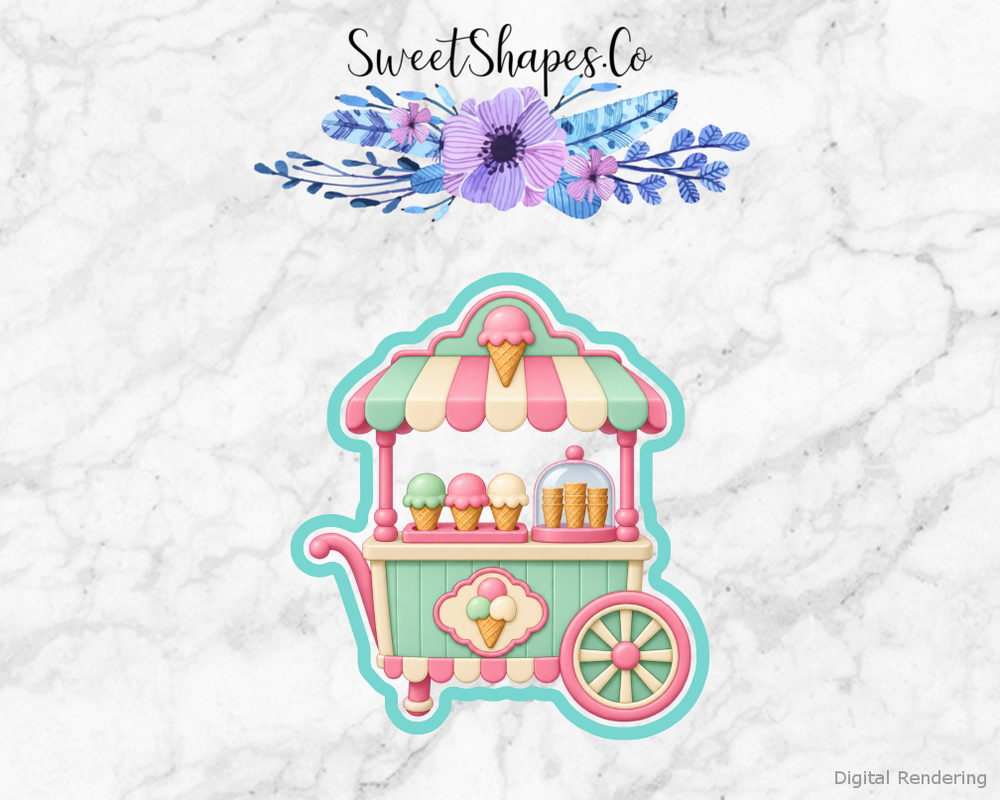 Ice Cream Parlour Ice Cream Parlour Cart Cookie Cutter