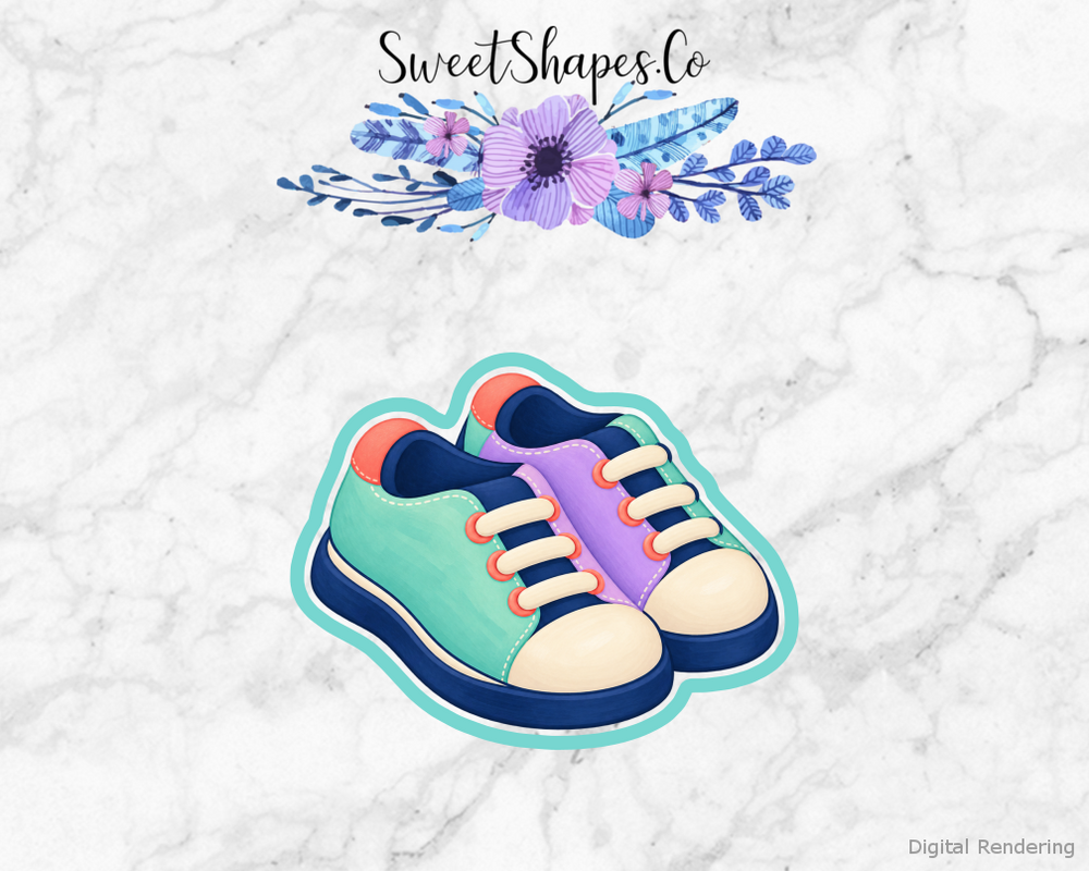 Junior Bowling Shoe Pair Cookie Cutter