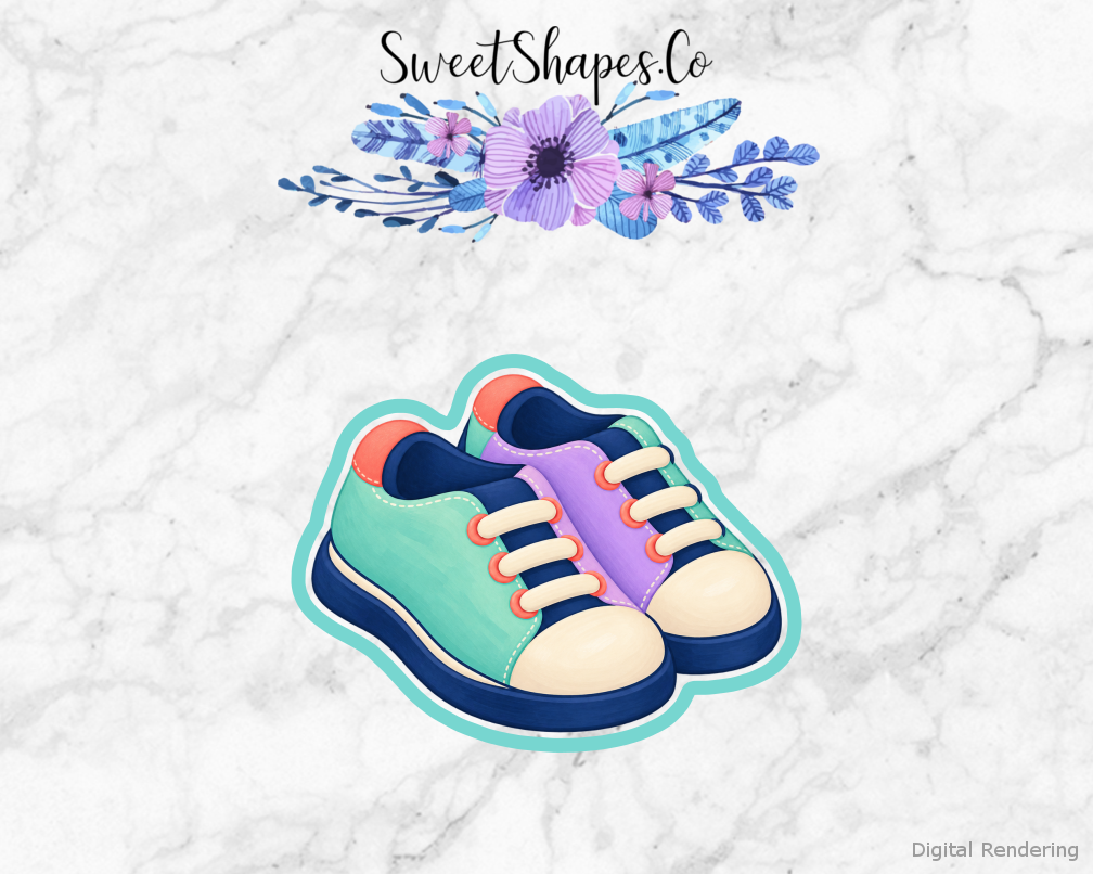 Junior Bowling Shoe Pair Cookie Cutter