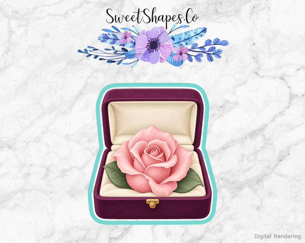 Keepsake Rose Corsage Box Cookie Cutter