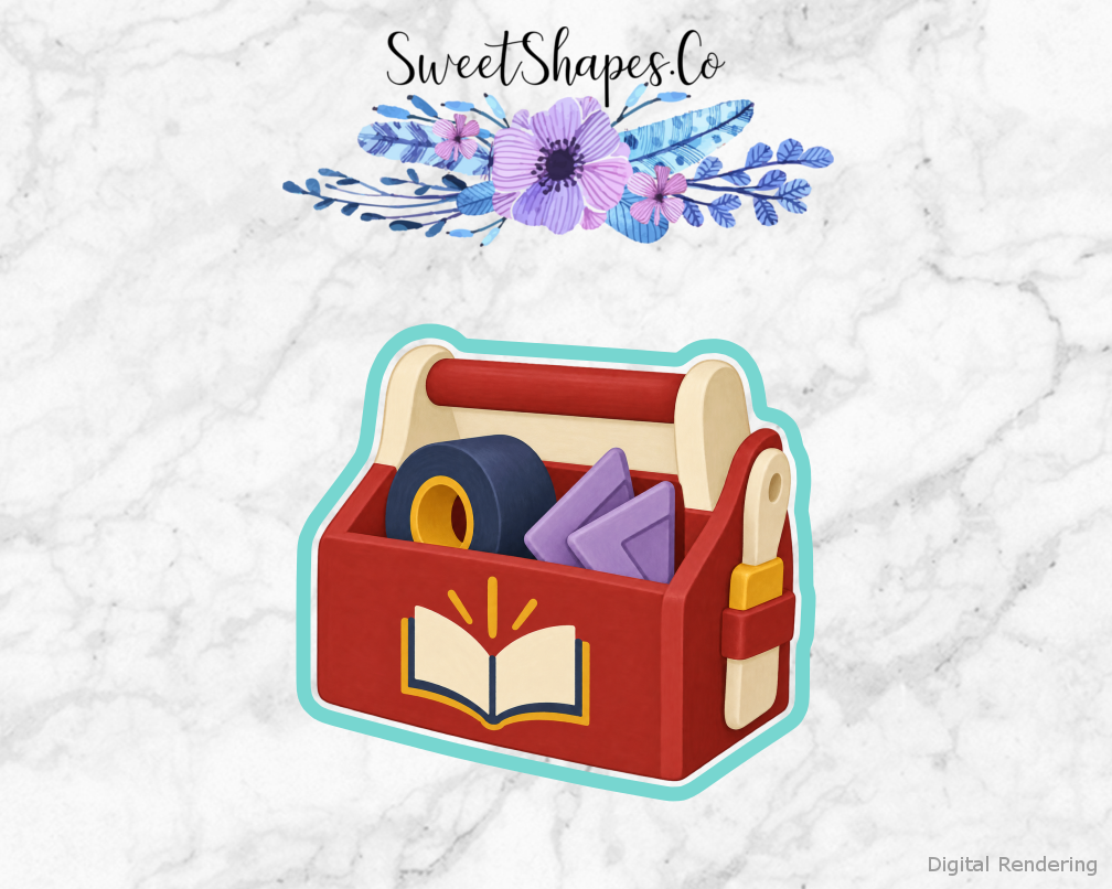 Library Story Book Repair Caddy Cookie Cutter
