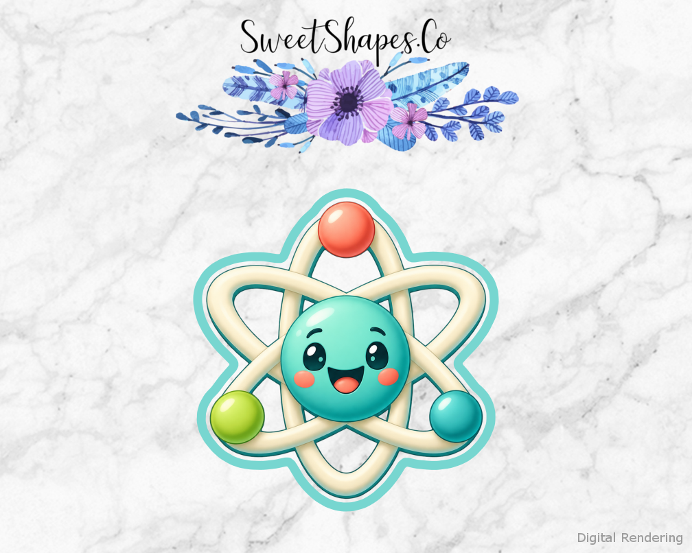 Little Lab Atom Badge Cookie Cutter