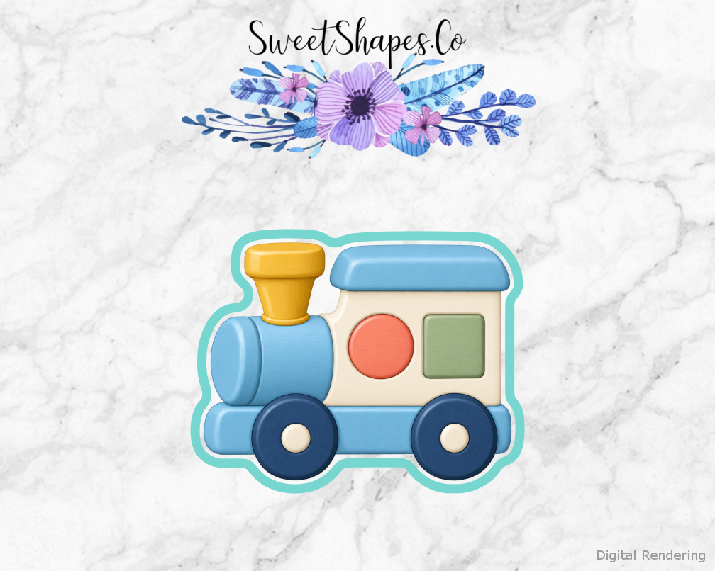 Little Shape Sorter Train Cookie Cutter