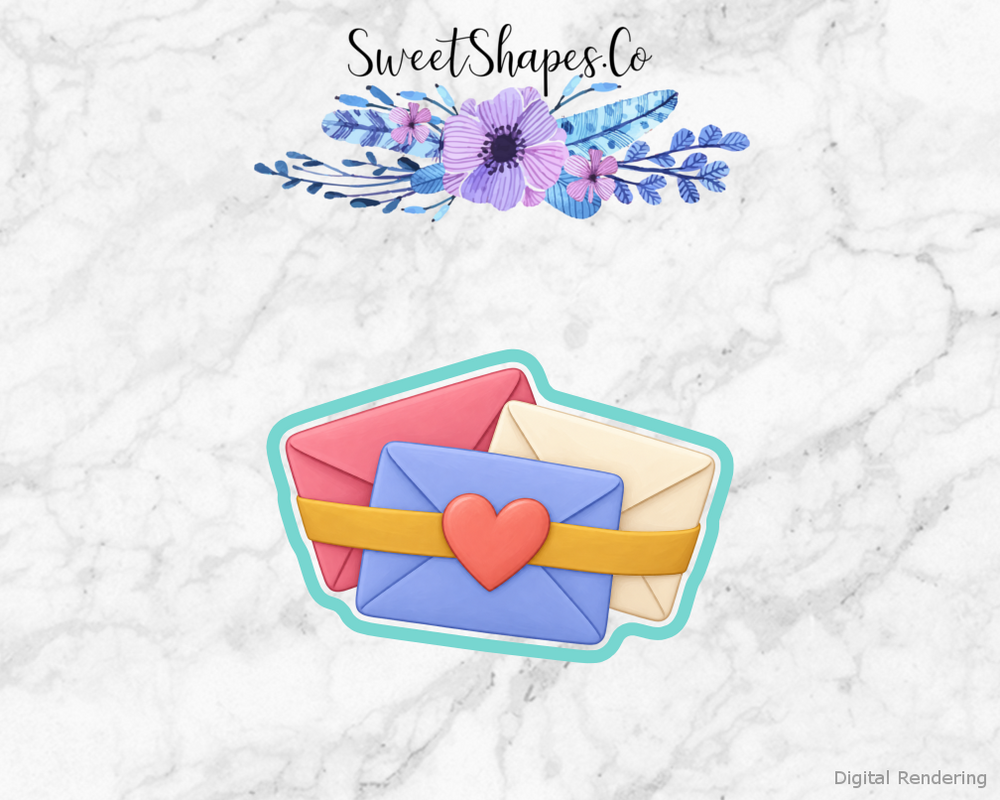 Love Note Envelope Bundle Cookie Cutter