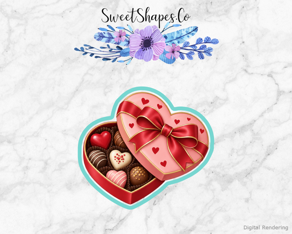 Love Notes Heart Chocolate Box Cookie Cutter