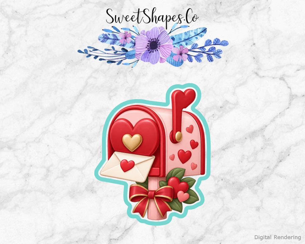 Love Notes Heart Mailbox Cookie Cutter