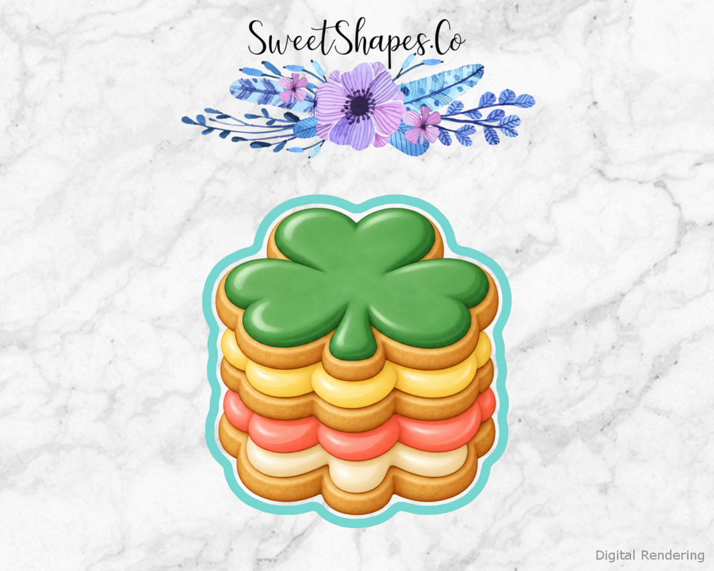 Lucky Picnic Clover Sandwich Stack Cookie Cutter