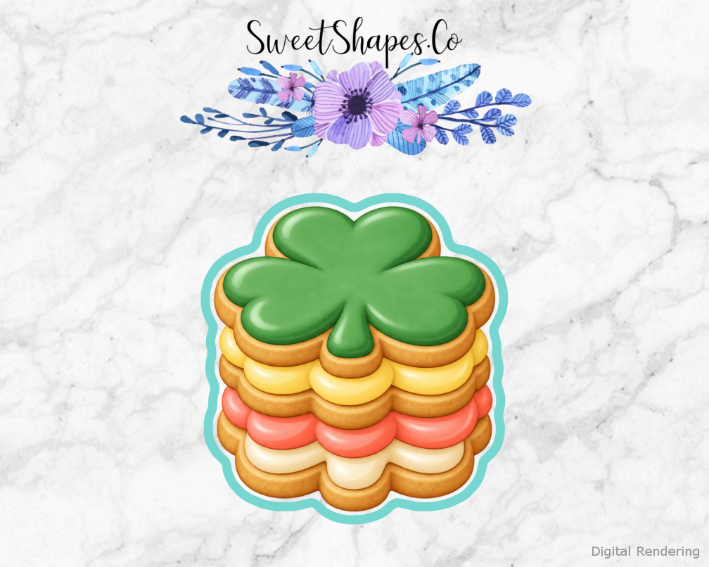 Lucky Picnic Clover Sandwich Stack Cookie Cutter