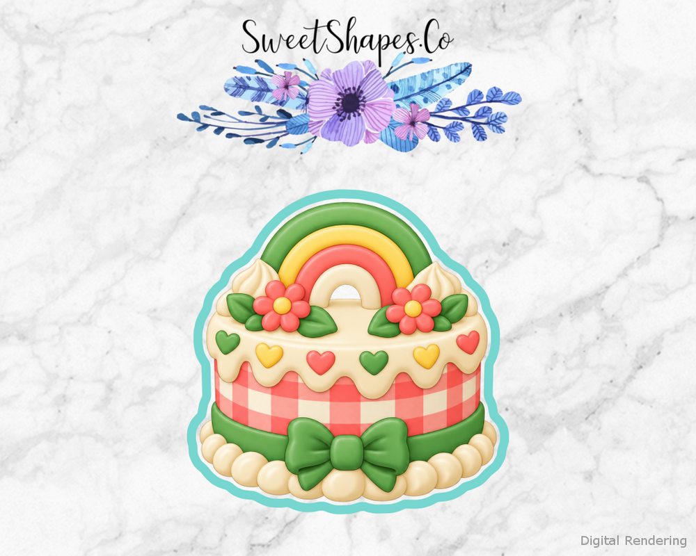 Lucky Picnic Rainbow Picnic Cake Cookie Cutter