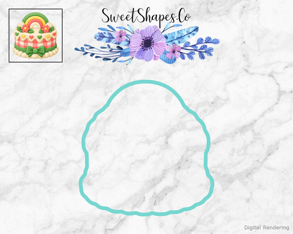 Lucky Picnic Rainbow Picnic Cake Cookie Cutter
