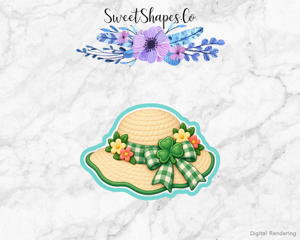 Lucky Picnic Shamrock Picnic Hat Cookie Cutter