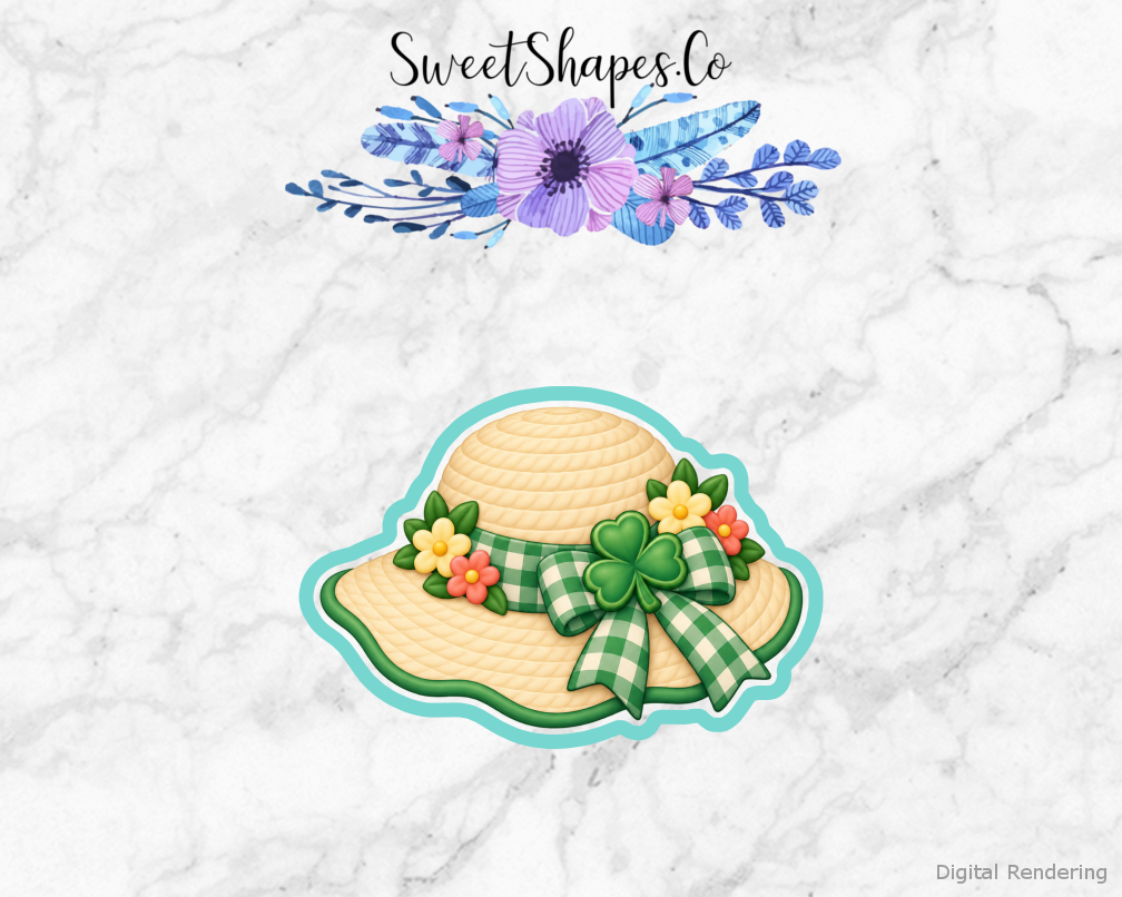 Lucky Picnic Shamrock Picnic Hat Cookie Cutter